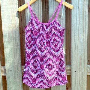 NWT Super Cute Cotton Workout Tank, Strappy Back